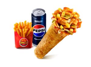 Combo Tavuk Döner Dürüm Menü - Çark Caddesi Öncü Döner
